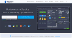 Desktop Screenshot of jelastic.com